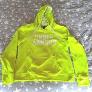 Fluorescent Under Armour hoodie